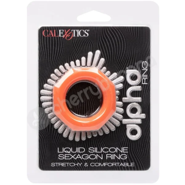 Alpha Liquid Silicone Sexagon Ring