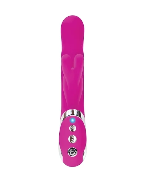 Evolved Pearly Rabbit Rechargable Vibrator - Pink - 5 Inch