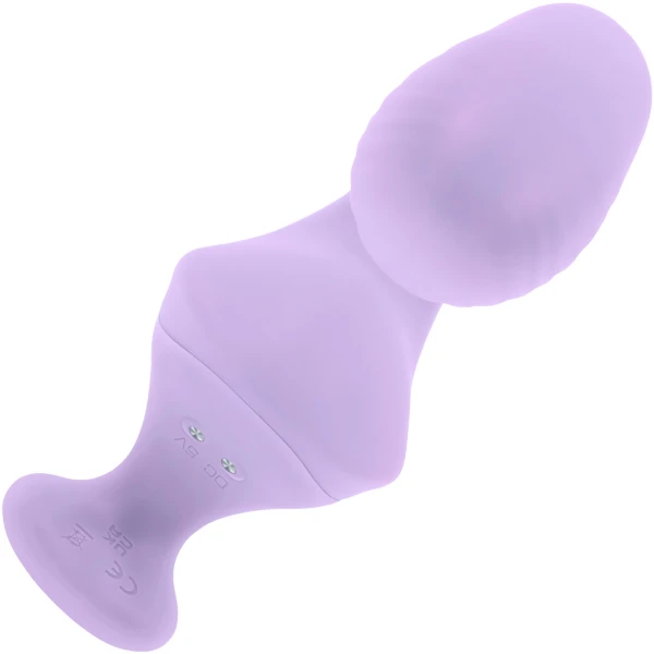 Playboy Pleasure Rev Me Up Rechargeable Waterproof Silicone Dual Stimulation Vibrator - Purple