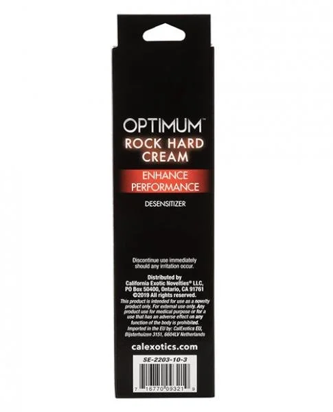 Optimum Rock Hard Cream Desensitizer 4oz