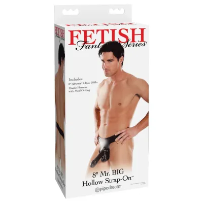 Pipedream Products Fetish Fantasy Mr Big Hollow 8 Strap on