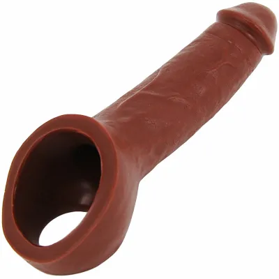 Ride On Silicone Penis Extender By Vixen Chocolate