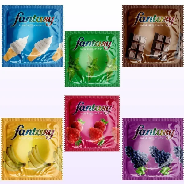 Fantasy Assorted Flavors Condoms