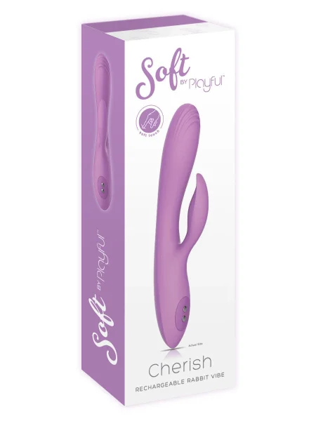 Soft by Playful Cherish Rechargeable Rabbit Vibrator