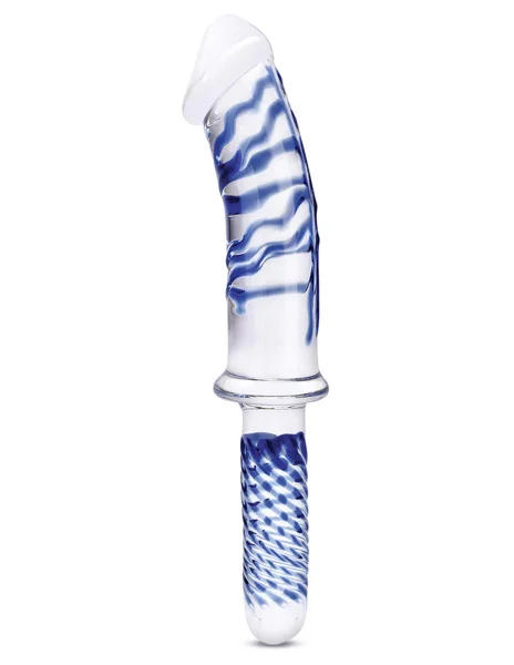 Glas 11" Double Ended Dildo with Handle