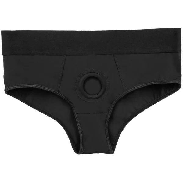 Her Royal Harness Backless Brief  Strap-On Harness by CalExotics - Large / X-Large
