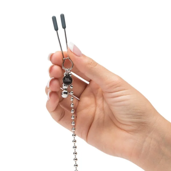 Fifty Shades of Grey At My Mercy Beaded Chain Nipple Clamps