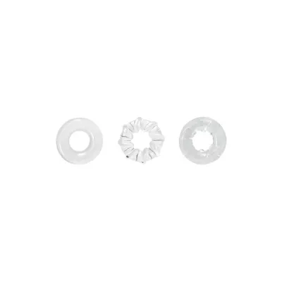 Renegade Dyno Cock Rings Set Of 3 Clear