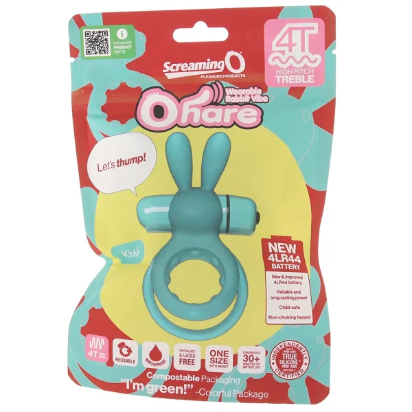 O Hare Treble Vibrating Rabbit Ring
