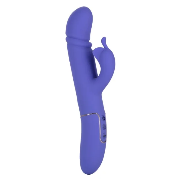 Shameless Seducer Powerful Silicone Rabbit Style Thrusting G-Spot Vibrator By CalExotics — image 9 of 13