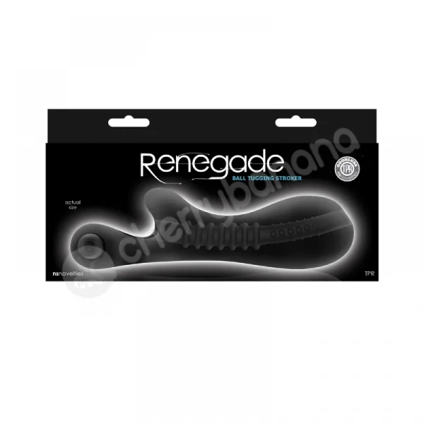 Renegade Black Ball Tugging Stroker