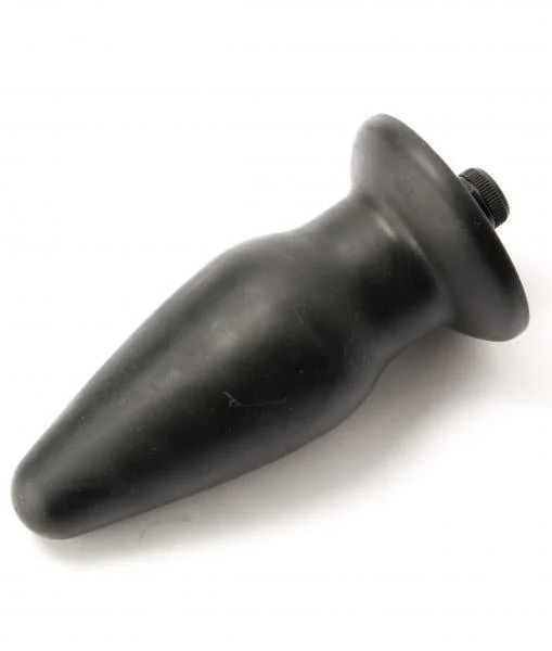 Vibrating Butt Plug Silicone Black Large — image 6 of 6