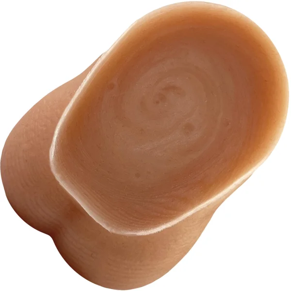 The Small Titan Platinum 6" Silicone Ultrarealistic Dildo With Balls By Uberrime - Vanilla