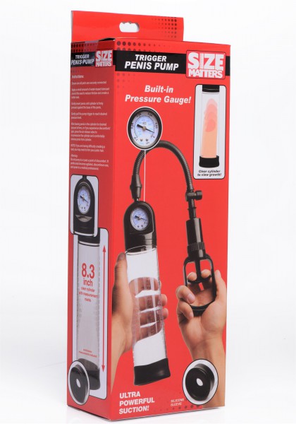 Trigger Penis Pump + Gauge