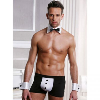 Bondara Man Naughty Waiter Three Piece Costume
