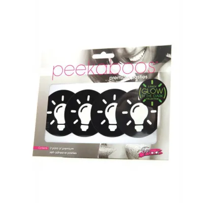 Peekaboos Glow In The Dark Light Bulb Pack Of 2