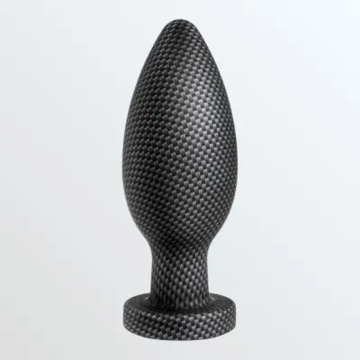 Spark Medium 5 quot Long Platinum Silicone Butt Plug Adult Toys For Her
