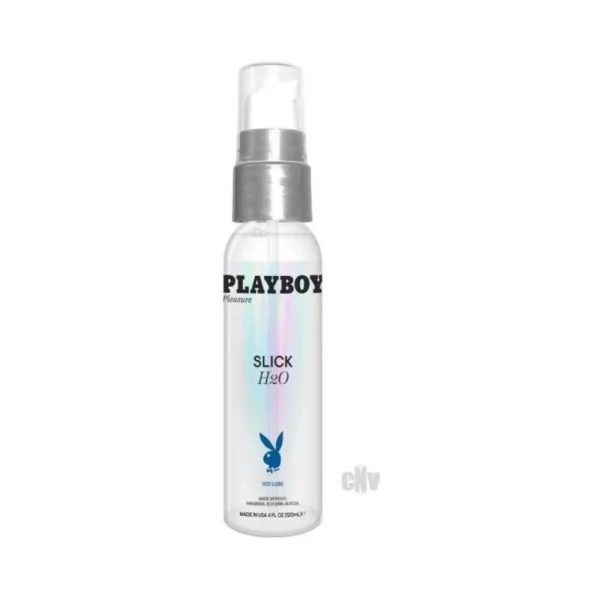 Lubricants: Playboy Slick H2o Water-based Lubricant 4 Oz.