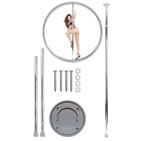 Pipedream Products Fantasy Dance Pole Silver