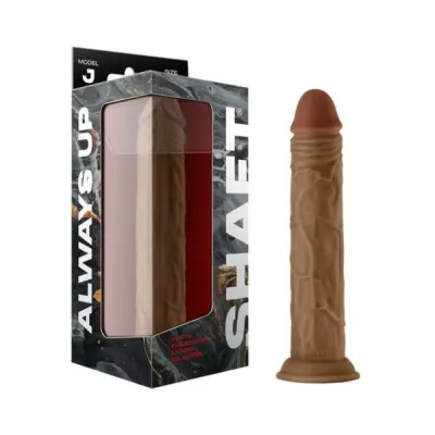 Realistic Dildos Shaft Model J Liquid Silicone 9 5 In Dildo Oak