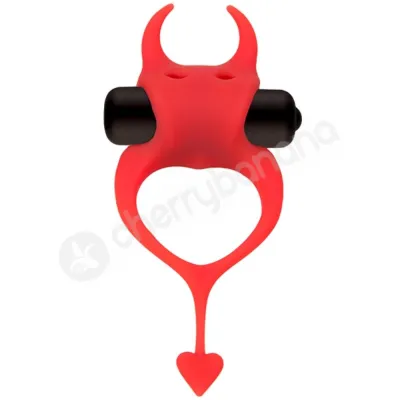 Adrien Lastic Devol Red Couples Vibrating Flexible Cock Ring