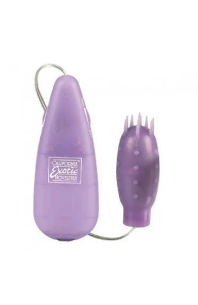 Silicone Slims Nubby Bullet Vibrator Purple