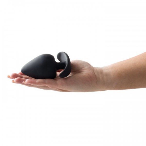 Bondara Black Silicone Anchor Butt Plug – 3, 3.5 or 4 Inch — image 5 of 6