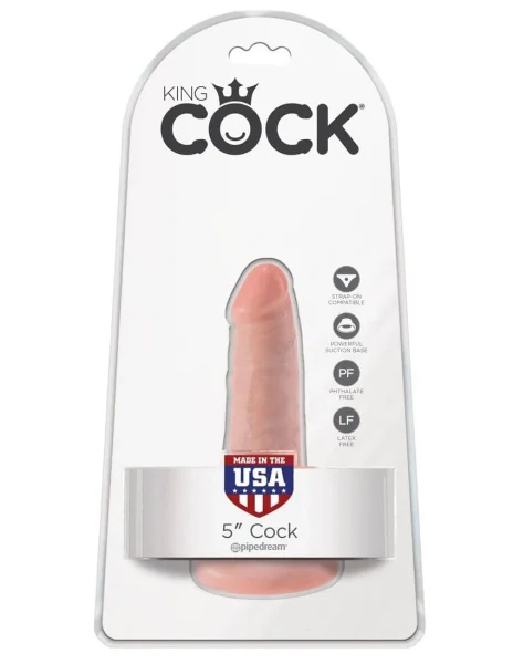King Cock 5" Cock - Light