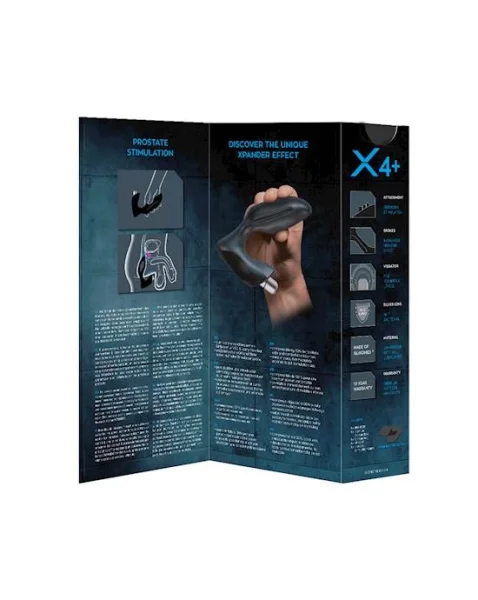 Xpander X4 Plus Rechargeable Power Rocket Prostate Stimulator - 4.1 Inch