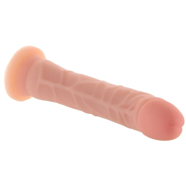 Dr. Skin Dr. Noah 8" Realistic Posable Silicone Dildo With Suction Cup By Blush - Vanilla