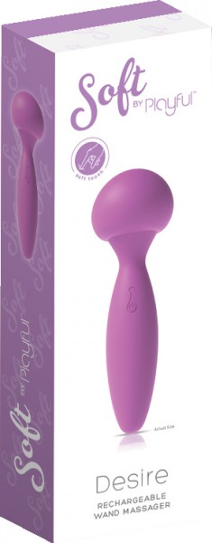 SOFT BY PLAYFUL DESIRE - WAND MASSAGER PURPLE