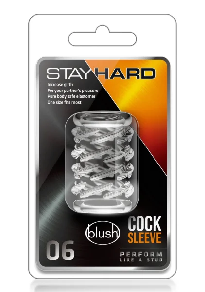 Stay Hard Cock Sleeve 06 Clear
