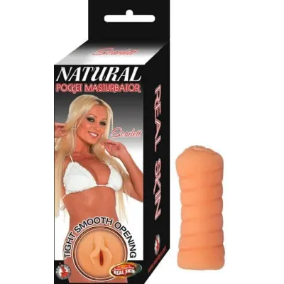 Natural Pocket Masturbator Scarlet Flesh