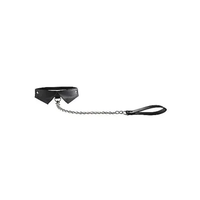 Ouch Exclusive Collar Leash Black