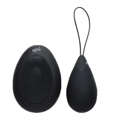 10x Silicone Vibrating Egg Black