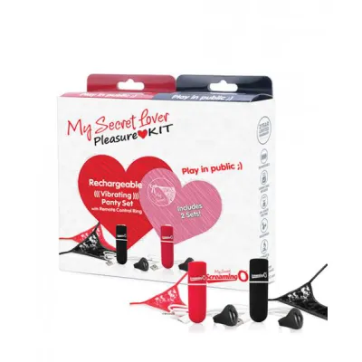 Screaming O 2020 My Secret Lover Valentine Kit Panty panty Unit Of 2 Red white