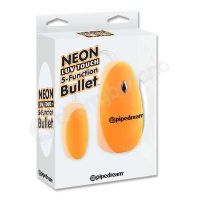 Neon Luv Touch Orange 5 Function Bullet Vibrator