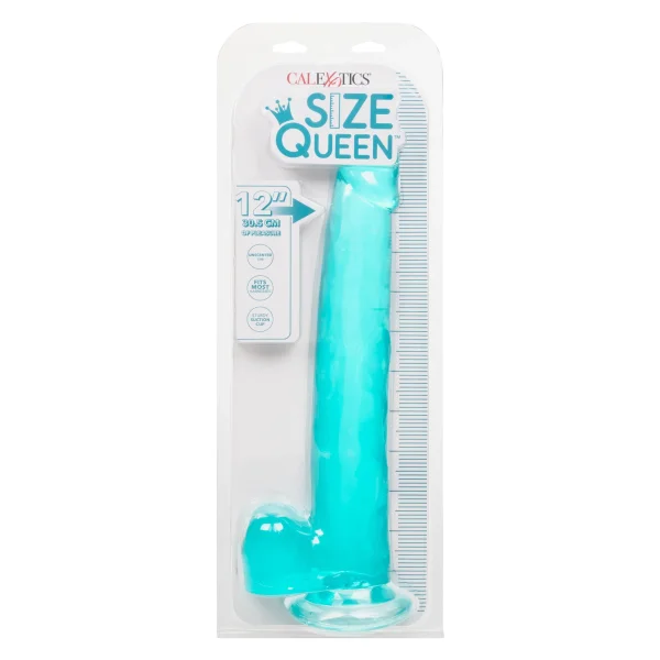Size Queen 12 inch-30.5 Cm - Blue