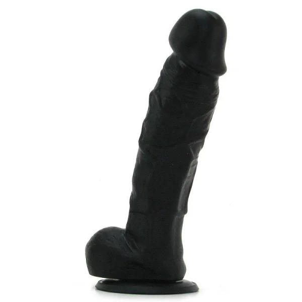 Colours Realistic 5" Black Silicone Dong