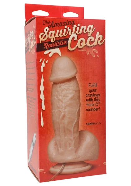 The Amazing Squirting Realistic Cock