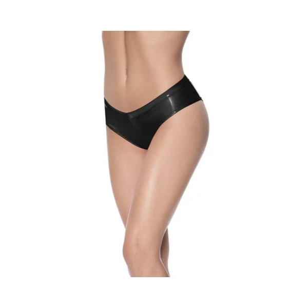 Women's Lingerie: Magic Silk Hard Candy Low Rise Boyshort Black S/m