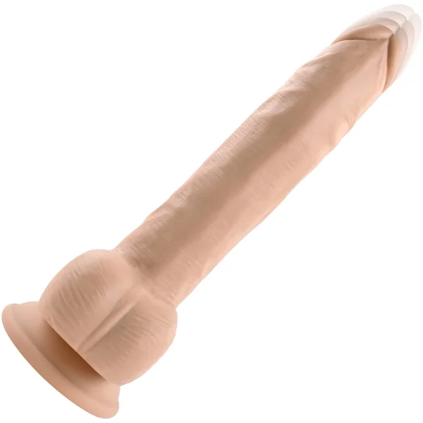 Thrust In Me Silicone Thrusting Vibrating Realistic Dong With Remote By Evolved Novelties - Vanilla