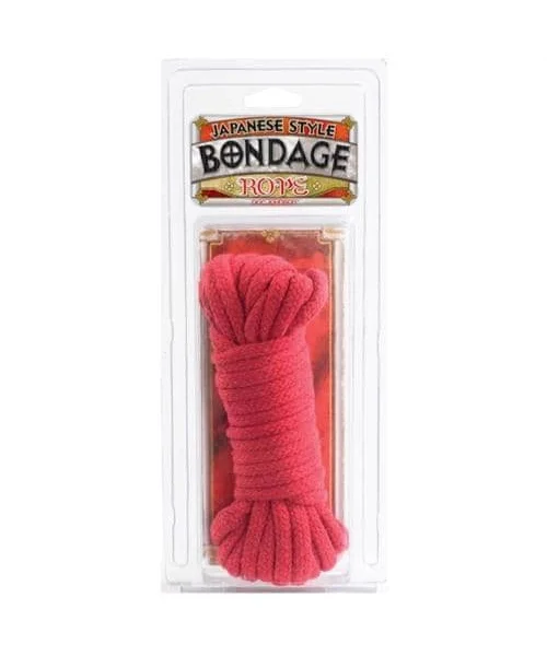 Bondage Rope - Cotton - Japanese Style - Red