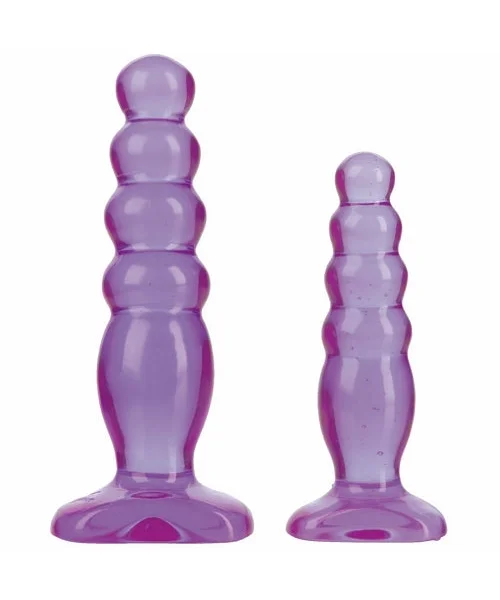 Crystal Jellies Anal Delight Trainer Kit - Purple
