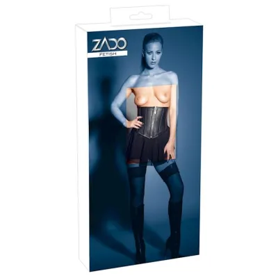 Mia Leather Corset 51 Cm Black