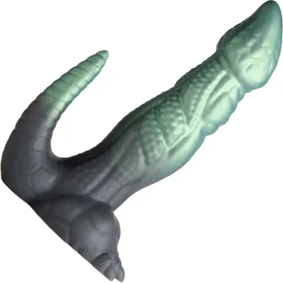 Dickosaur 7 25 Silicone Dual Stimulation Suction Cup Dildo By Creature Cocks