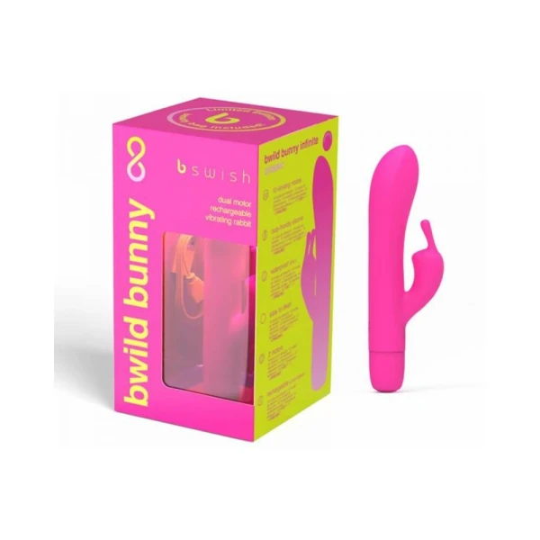 Rabbit Vibrators: B Swish Bwild Bunny Infinite Limited Edition Vibrator Sunset Pink