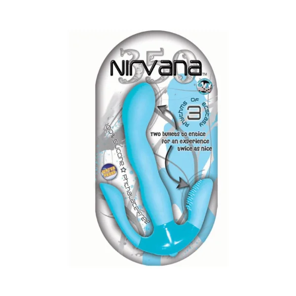 Nirvana 350 Teal Blue Vibrator — image 6 of 6