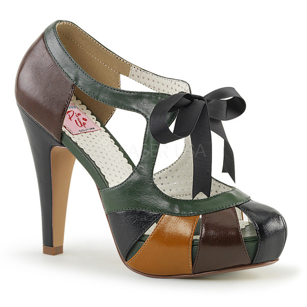4 1/2 inches Heel, 1 inches Semi Hidden P/F Closed Toe/Heel Sandal