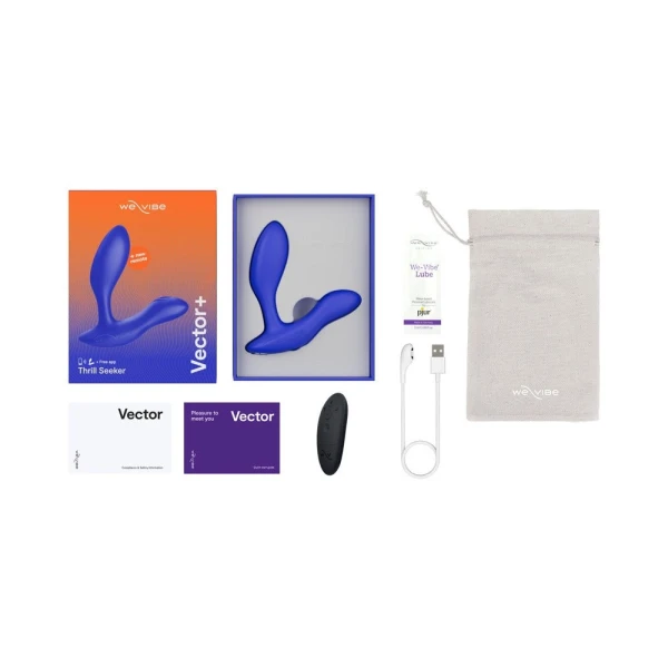 We-vibe Vector+ Prostate Massager Royal Blue — image 5 of 14